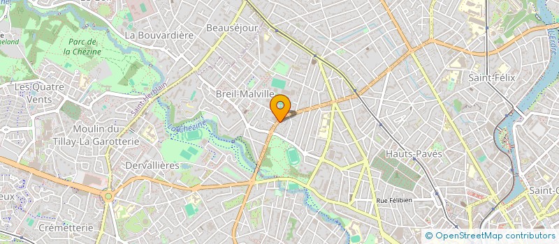 localisation de l'entreprise SCI BJC à NANTES