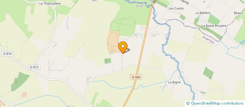 localisation de l'entreprise SCI BJD à BAZOCHES-AU-HOULME