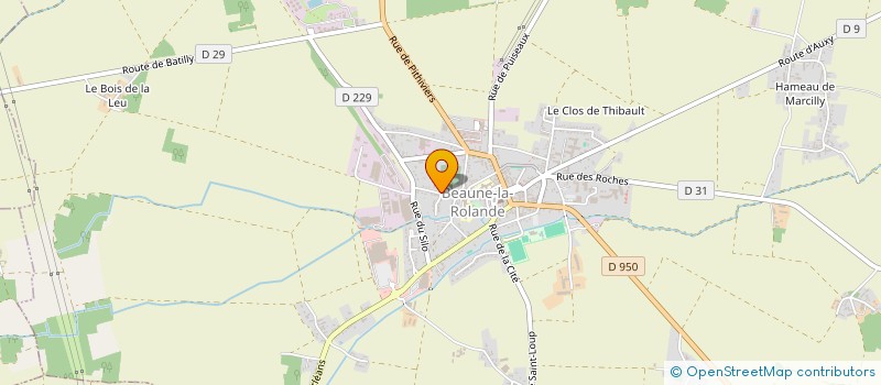 localisation de l'entreprise SCI BJE  BEAUNE-LA-ROLANDE
