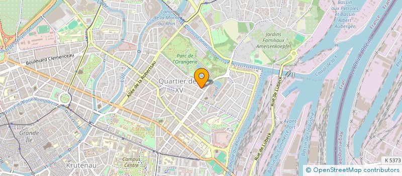 localisation de l'entreprise SCI BJH SAINT GERMAIN  STRASBOURG