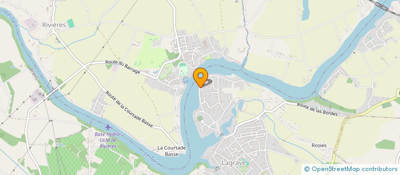 localisation de l'entreprise SCI BJJSI  LAGRAVE