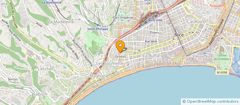 localisation de l'entreprise SCI BJL à NICE