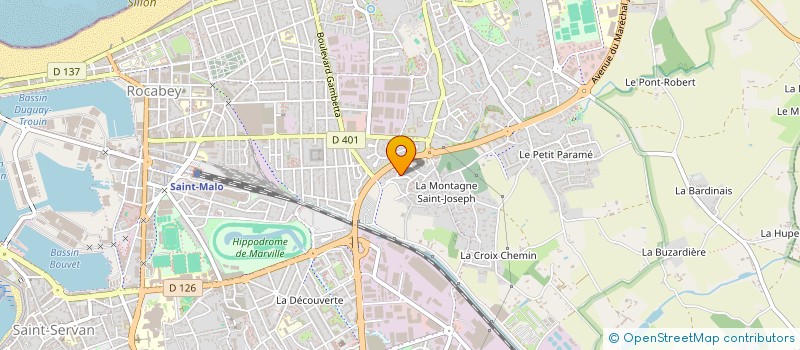 localisation de l'entreprise SCI BJL  SAINT-MALO