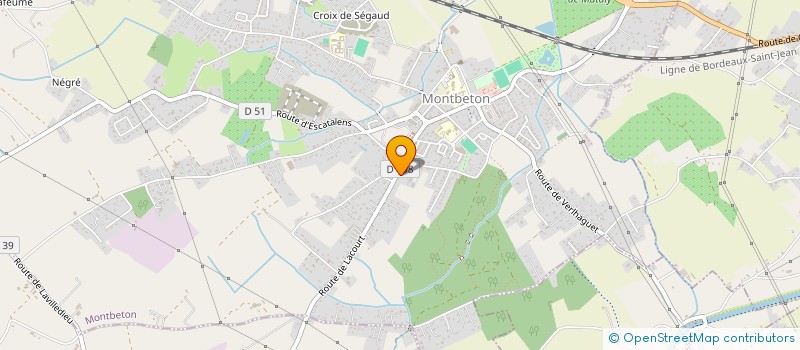 localisation de l'entreprise SCI BJL66  MONTBETON