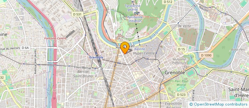 localisation de l'entreprise SCI BJLB  GRENOBLE