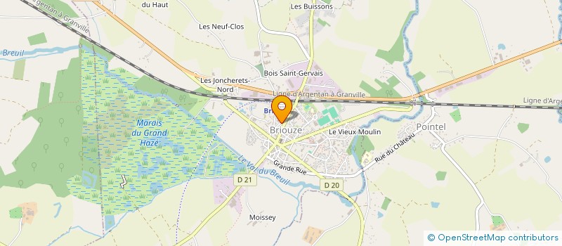 localisation de l'entreprise SCI BJO à SAINT-ANDRE-DE-BRIOUZE