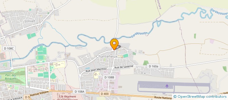 localisation de l'entreprise SCI BJP IMMO  CHANTEHEUX