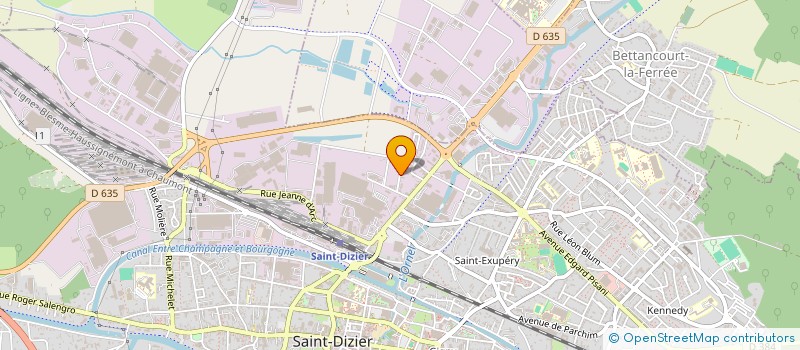 localisation de l'entreprise SCI BJR à SAINT-DIZIER