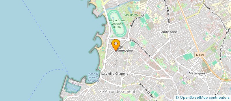 localisation de l'entreprise SCI BJR à MARSEILLE