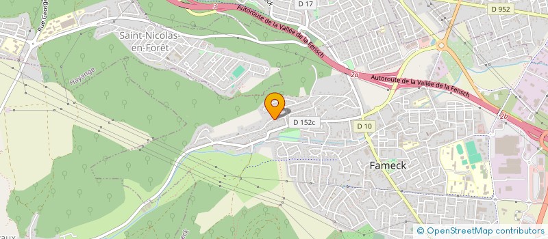 localisation de l'entreprise SCI BJS2G  FAMECK