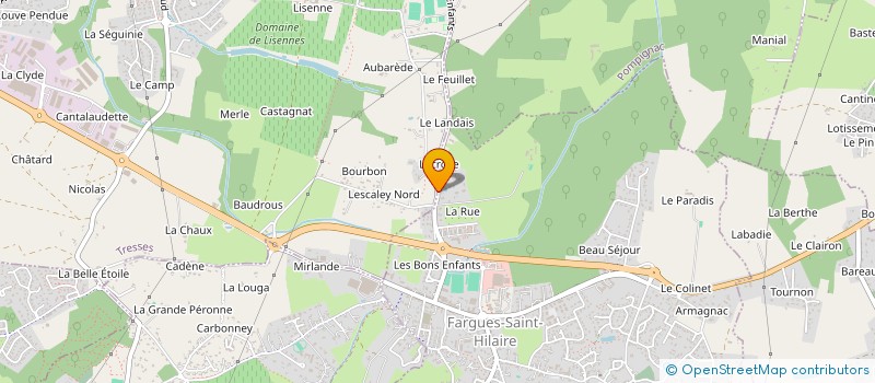 localisation de l'entreprise SCI BJT  FARGUES-SAINT-HILAIRE