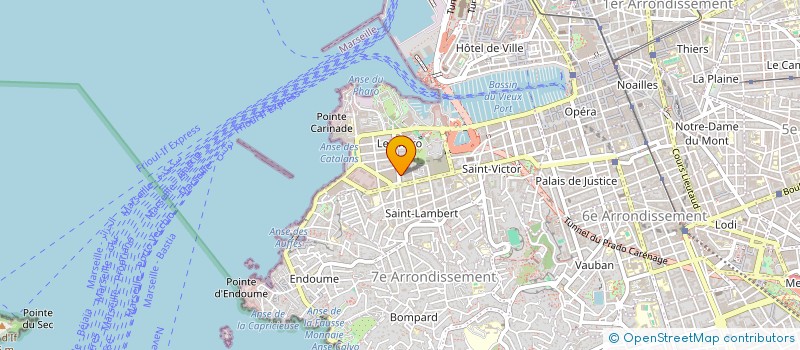 localisation de l'entreprise SCI BJV LES GORGUETTES à MARSEILLE