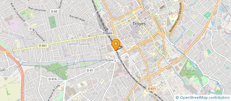 localisation de l'entreprise SCI BJVAM à TROYES