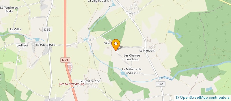 localisation de l'entreprise SCI BJY  PLELAN-LE-GRAND