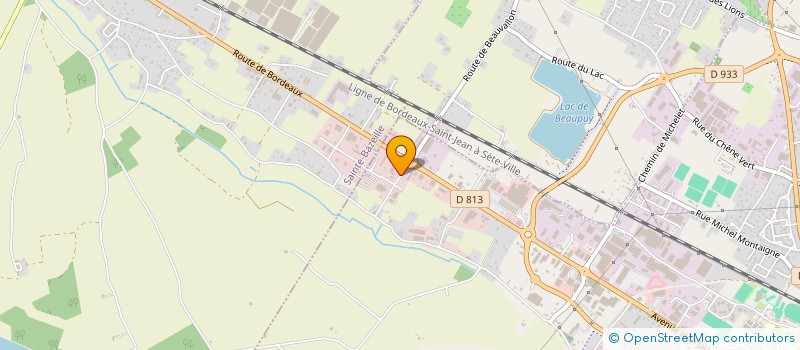 localisation de l'entreprise SCI BK 47  MARMANDE