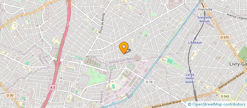 localisation de l'entreprise SCI BK  GROSLAY