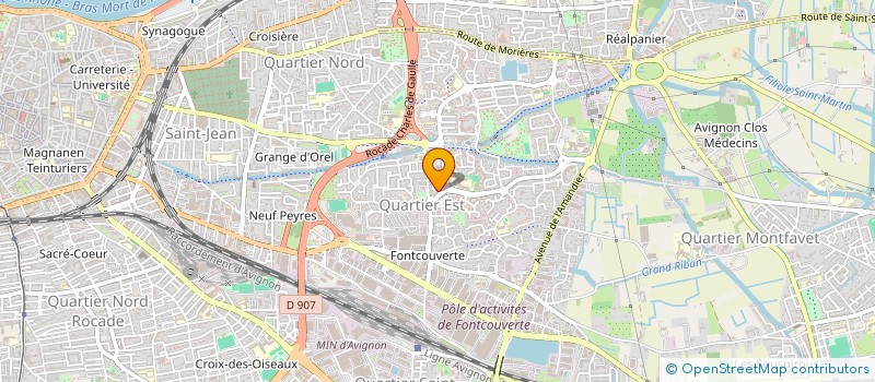 localisation de l'entreprise SCI BK  AVIGNON