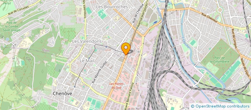 localisation de l'entreprise SCI BK DIJON à DIJON