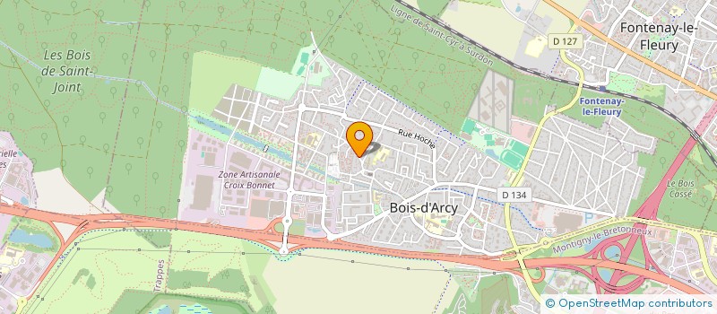 localisation de l'entreprise SCI BKA IMMO  BOIS-D'ARCY