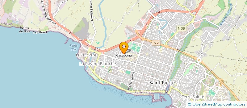 localisation de l'entreprise SCI BKC à SAINT-PIERRE