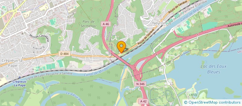 localisation de l'entreprise SCI BKDP  NEYRON