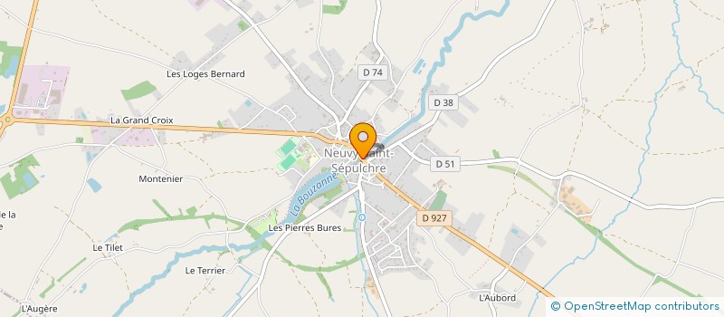 localisation de l'entreprise SCI BKLZ à NEUVY-SAINT-SEPULCHRE