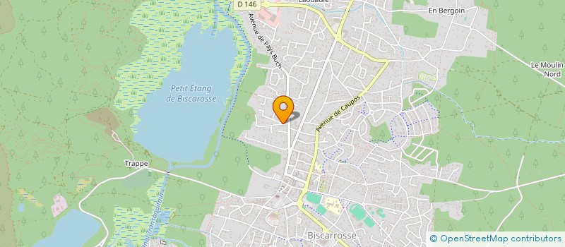 localisation de l'entreprise SCI BKMK  BISCARROSSE