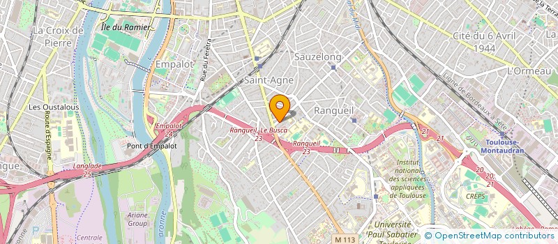 localisation de l'entreprise SCI BKMP à TOULOUSE