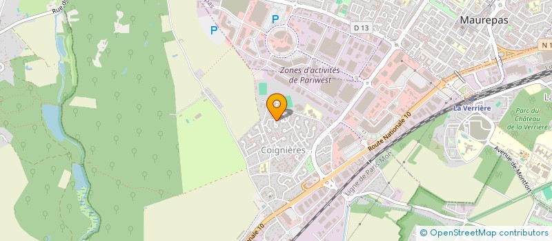 localisation de l'entreprise SCI BKMS à COIGNIERES