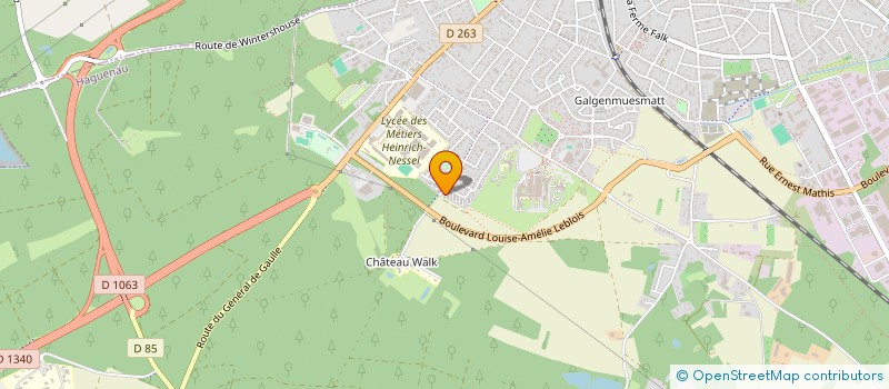 localisation de l'entreprise SCI BKR INVEST  HAGUENAU