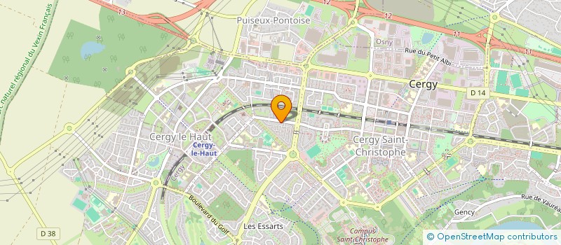 localisation de l'entreprise SCI BKS IMMO  CERGY