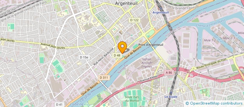 localisation de l'entreprise SCI BKZ 7  ARGENTEUIL