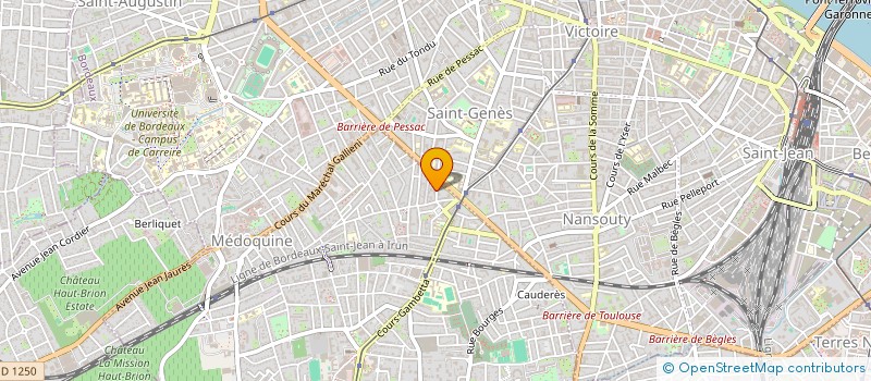 localisation de l'entreprise SCI BL  TALENCE