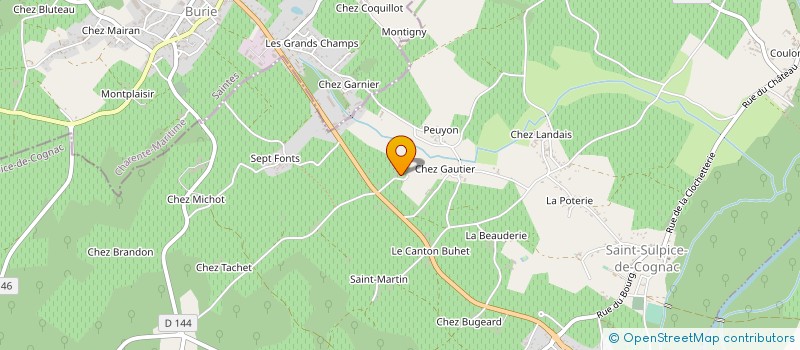 localisation de l'entreprise SCI (BL)  VAL-DE-COGNAC