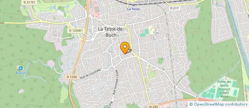 localisation de l'entreprise SCI BL  LA TESTE-DE-BUCH