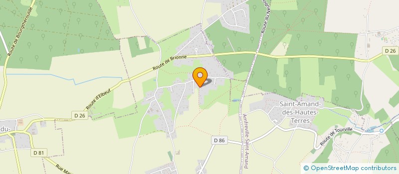 localisation de l'entreprise SCI BL  TOURVILLE-LA-CAMPAGNE