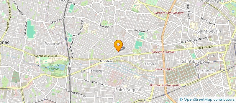 localisation de l'entreprise SCI BL AND CO  BORDEAUX