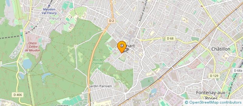 localisation de l'entreprise SCI BL BO  CLAMART