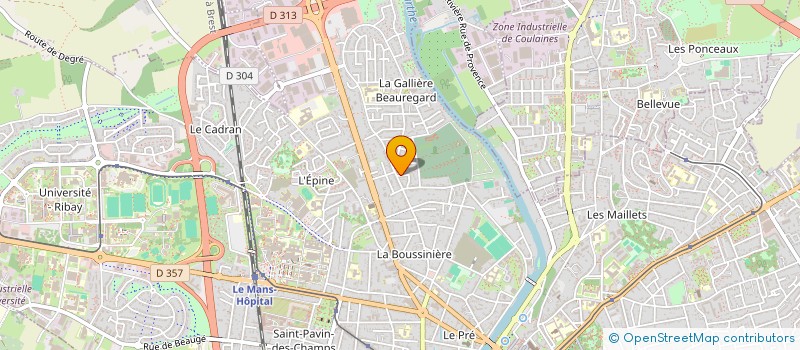 localisation de l'entreprise SCI BL CC 72 IMMO  LE MANS