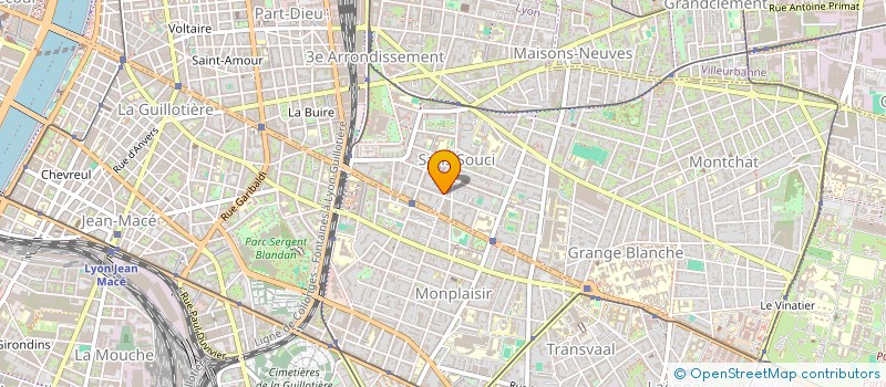 localisation de l'entreprise SCI BL ET CO  LYON