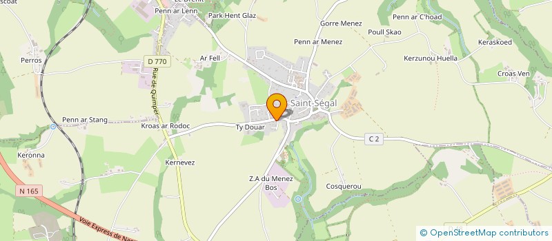 localisation de l'entreprise SCI BL2C  SAINT-SEGAL