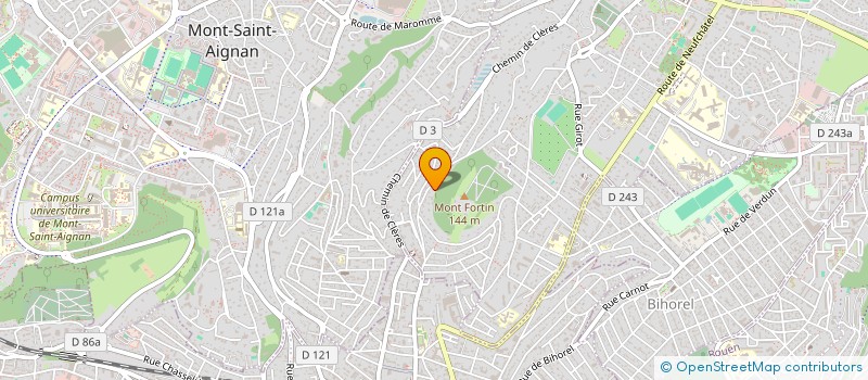 localisation de l'entreprise SCI BL2E  BOIS-GUILLAUME