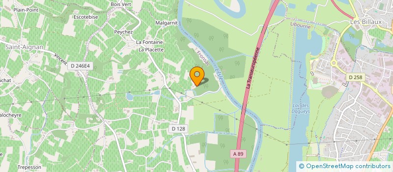 localisation de l'entreprise SCI BL2R à FRONSAC