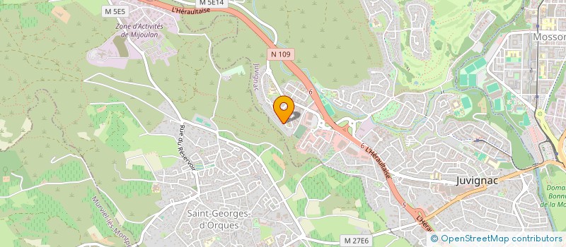 localisation de l'entreprise SCI BLAC  JUVIGNAC