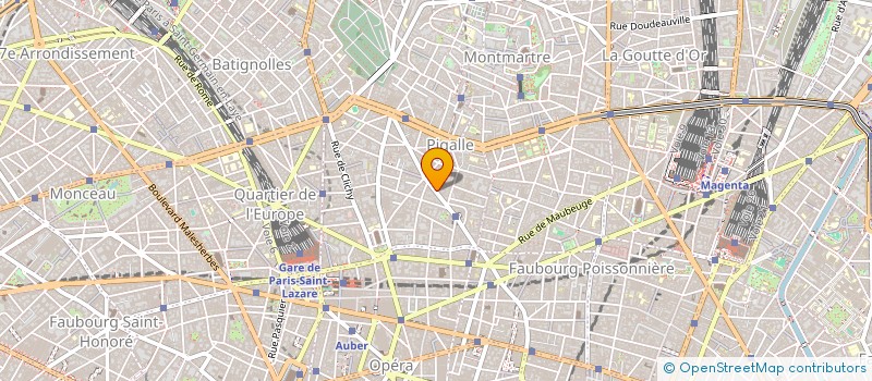 localisation de l'entreprise SCI BLACHEZ LORETTE  PARIS