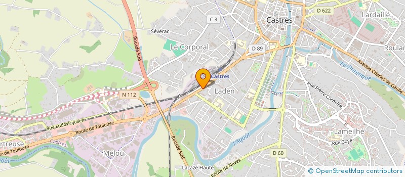 localisation de l'entreprise SCI BLACHON  CASTRES