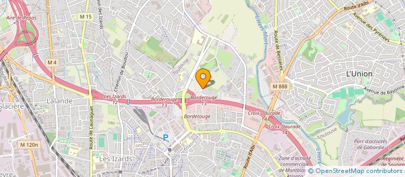 localisation de l'entreprise SCI BLACK BORDE à TOULOUSE