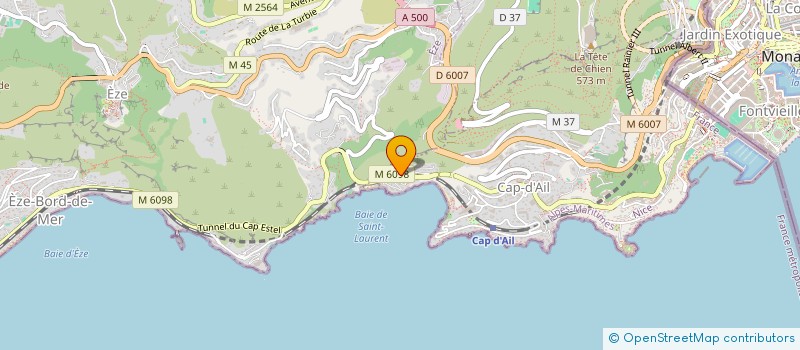 localisation de l'entreprise SCI BLACK DIAMOND à CAP-D'AIL