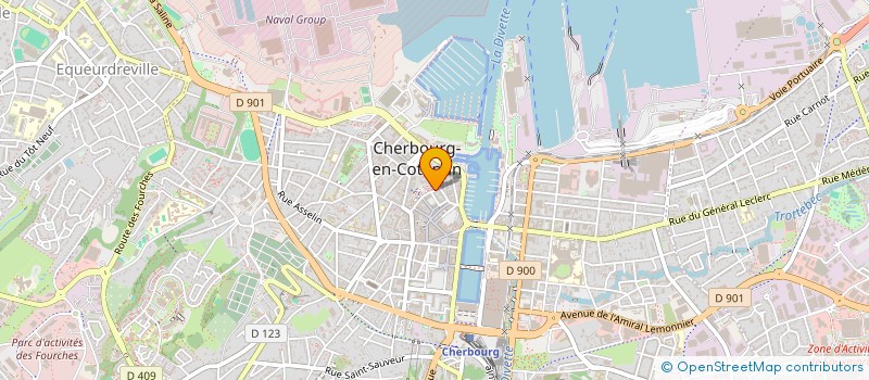 localisation de l'entreprise SCI BLACK DOG CAFE à CHERBOURG-EN-COTENTIN