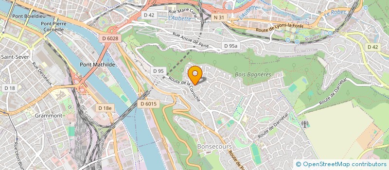 localisation de l'entreprise SCI BLACK HORSE  BONSECOURS